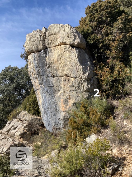 Topo 2 Blue stone Rocs del Pubill