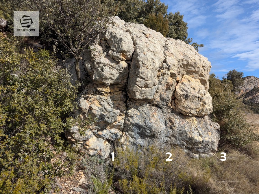 Topo Pedra de camp Rocs del Pubill
