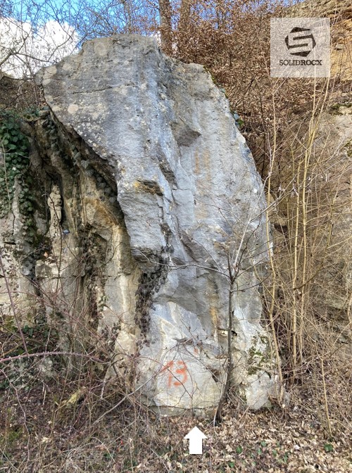 Topo 1 Westlicher Steinbruch Sechselbach