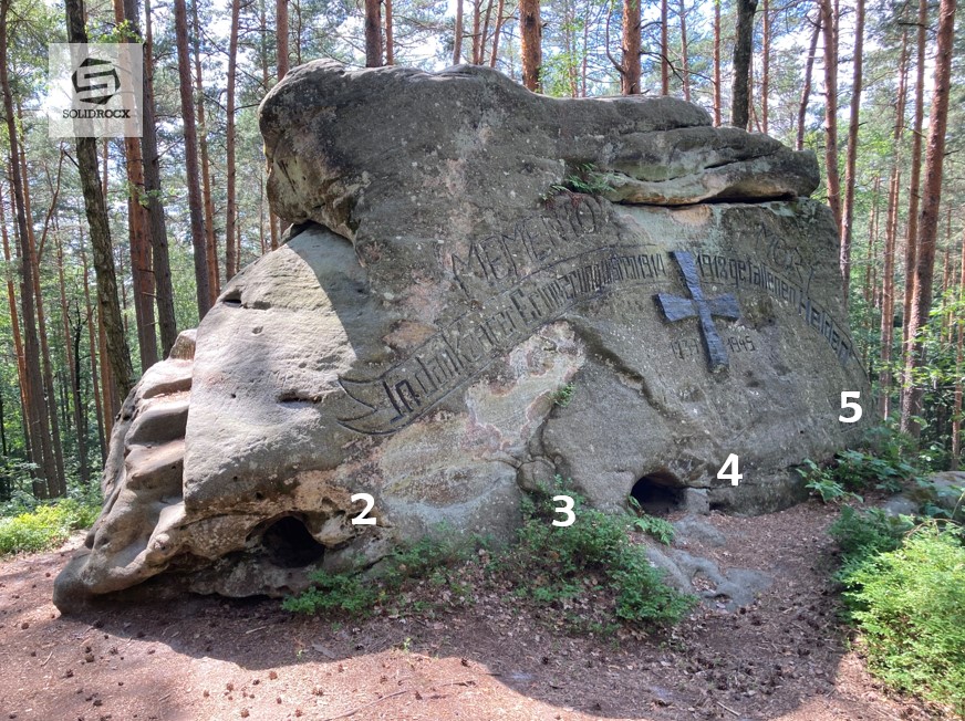 Topo 2 Teufelskanzel, Einberger Wald