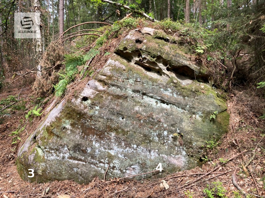 Topo 2 Verschwundener Block Einberger Wald