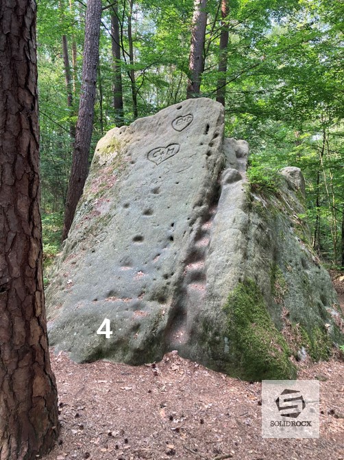 Topo Platte am Treppenstein Einberger Schweiz